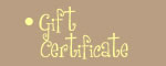 Gift Certificate